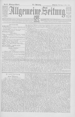 Allgemeine Zeitung Freitag 9. März 1894