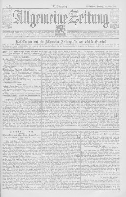 Allgemeine Zeitung Freitag 23. März 1894