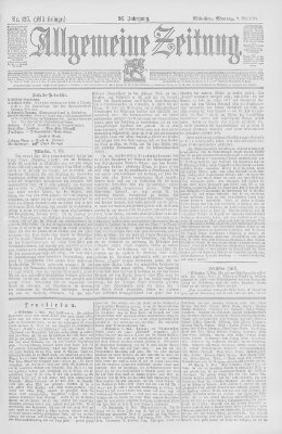 Allgemeine Zeitung Montag 7. Mai 1894