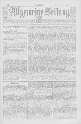 Allgemeine Zeitung Sonntag 13. Mai 1894