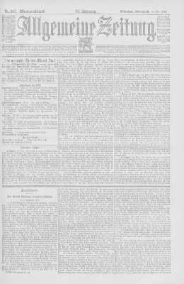 Allgemeine Zeitung Mittwoch 30. Mai 1894