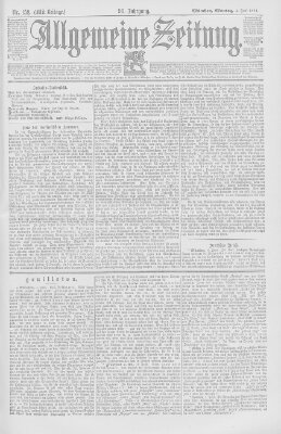 Allgemeine Zeitung Montag 4. Juni 1894