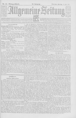 Allgemeine Zeitung Freitag 15. Juni 1894