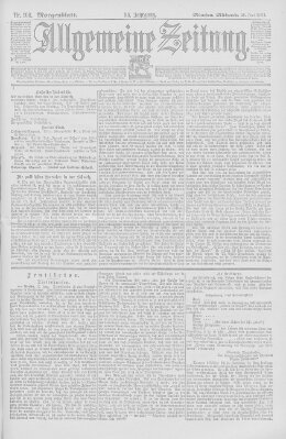 Allgemeine Zeitung Mittwoch 20. Juni 1894