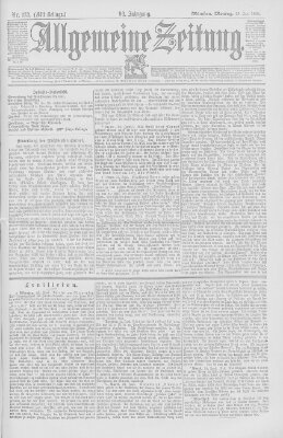 Allgemeine Zeitung Montag 25. Juni 1894