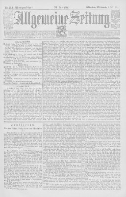 Allgemeine Zeitung Mittwoch 4. Juli 1894