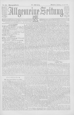 Allgemeine Zeitung Freitag 13. Juli 1894