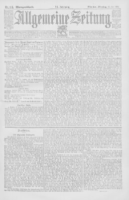 Allgemeine Zeitung Dienstag 17. Juli 1894