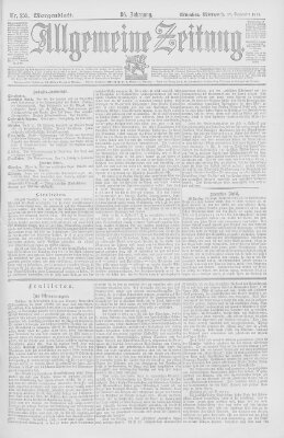 Allgemeine Zeitung Mittwoch 12. September 1894