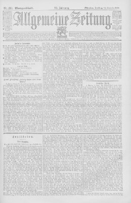 Allgemeine Zeitung Freitag 14. September 1894