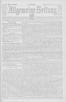 Allgemeine Zeitung Freitag 28. September 1894