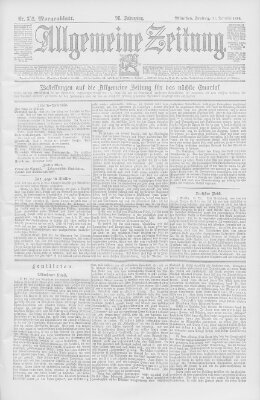 Allgemeine Zeitung Freitag 21. Dezember 1894