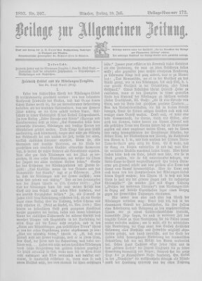 Allgemeine Zeitung Freitag 28. Juli 1893