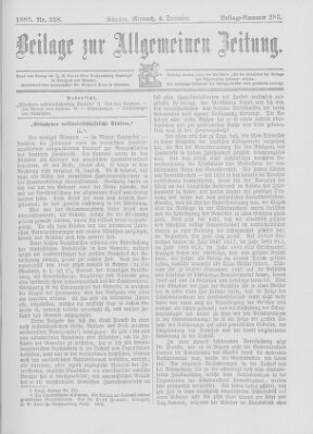 Allgemeine Zeitung Mittwoch 6. Dezember 1893