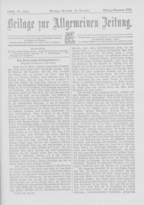 Allgemeine Zeitung Mittwoch 27. Dezember 1893