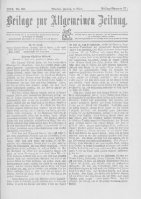 Allgemeine Zeitung Freitag 2. März 1894