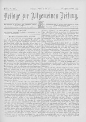 Allgemeine Zeitung Mittwoch 13. Juni 1894