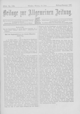 Allgemeine Zeitung Montag 18. Juni 1894