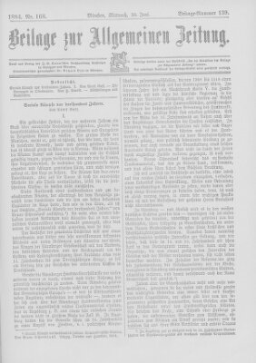 Allgemeine Zeitung Mittwoch 20. Juni 1894