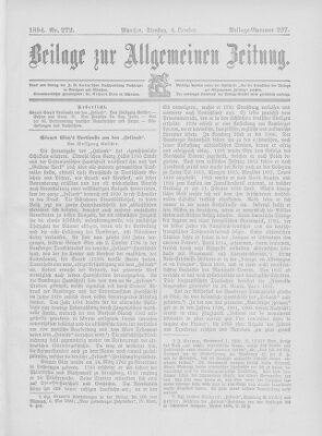 Allgemeine Zeitung Dienstag 2. Oktober 1894