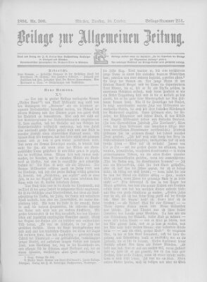 Allgemeine Zeitung Dienstag 30. Oktober 1894