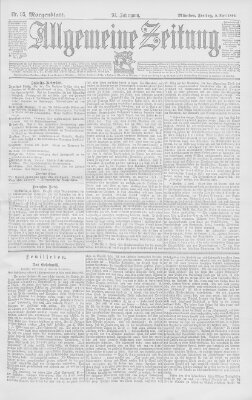 Allgemeine Zeitung Freitag 5. April 1895