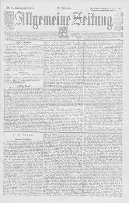 Allgemeine Zeitung Samstag 6. April 1895