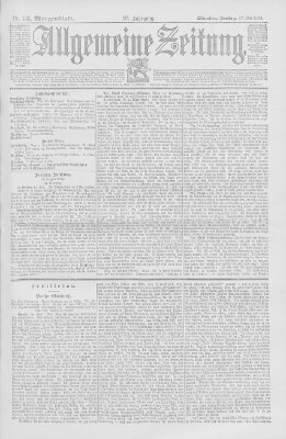 Allgemeine Zeitung Freitag 17. Mai 1895