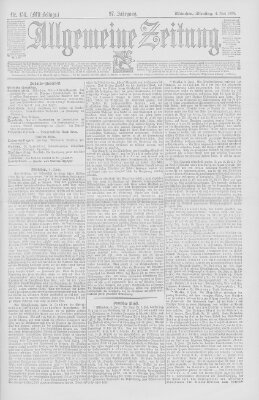 Allgemeine Zeitung Dienstag 4. Juni 1895