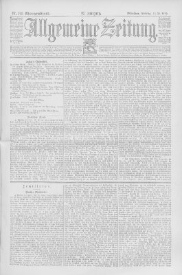 Allgemeine Zeitung Freitag 12. Juli 1895