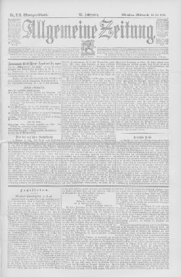 Allgemeine Zeitung Mittwoch 24. Juli 1895