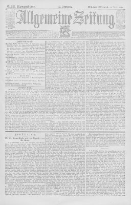 Allgemeine Zeitung Mittwoch 16. Oktober 1895