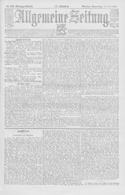 Allgemeine Zeitung Donnerstag 17. Oktober 1895