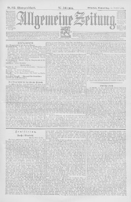 Allgemeine Zeitung Donnerstag 24. Oktober 1895