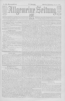 Allgemeine Zeitung Donnerstag 31. Oktober 1895