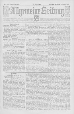 Allgemeine Zeitung Mittwoch 4. Dezember 1895