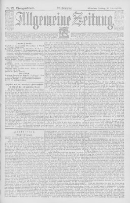 Allgemeine Zeitung Freitag 20. Dezember 1895