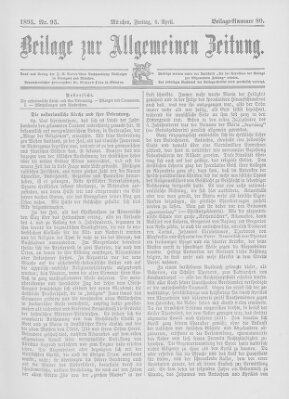 Allgemeine Zeitung Freitag 5. April 1895