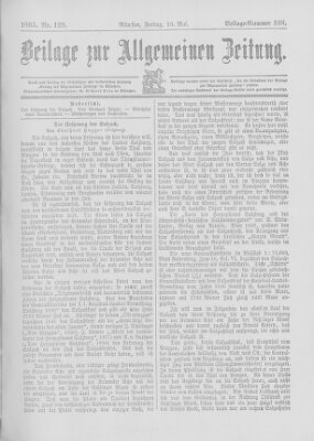 Allgemeine Zeitung Freitag 10. Mai 1895