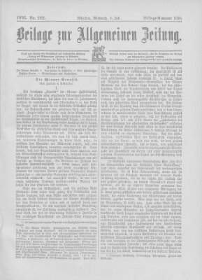 Allgemeine Zeitung Mittwoch 3. Juli 1895