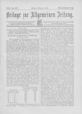 Allgemeine Zeitung Montag 8. Juli 1895