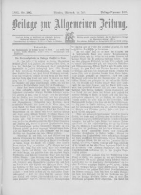 Allgemeine Zeitung Mittwoch 24. Juli 1895