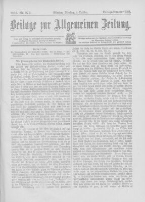 Allgemeine Zeitung Dienstag 8. Oktober 1895