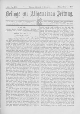 Allgemeine Zeitung Mittwoch 6. November 1895