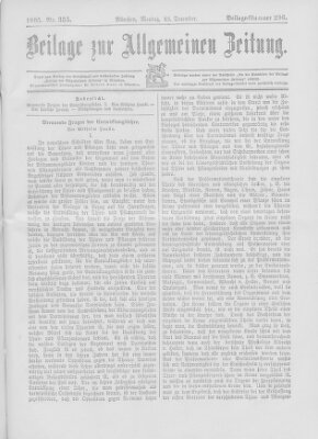 Allgemeine Zeitung Montag 23. Dezember 1895