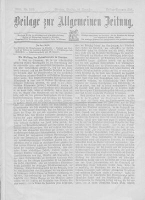 Allgemeine Zeitung Dienstag 31. Dezember 1895