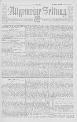 Allgemeine Zeitung Sonntag 5. Januar 1896