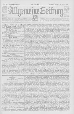 Allgemeine Zeitung Freitag 28. Februar 1896