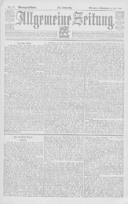 Allgemeine Zeitung Mittwoch 8. April 1896