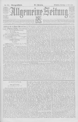 Allgemeine Zeitung Freitag 24. April 1896